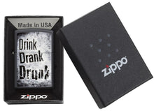Load image into Gallery viewer, Zippo Lighter- Drink, Drank, Drunk