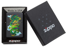 Load image into Gallery viewer, Zippo Lighter - Black Matte Dragon